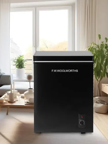 Vista 7 de F.W.WOOLWORTHS Congelador de pecho de 3.5 pies cúbicos con cesta extraíble, termostato ajustable 7 para congelador profundo, congelador compacto
