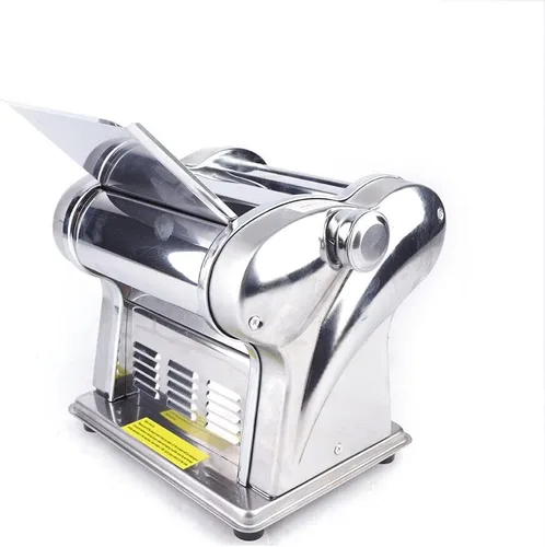 Vista 4 de Xuthusman 135 W Comercial Eléctrico Rodillo Sheeter Fideos Pasta Maker Máquina Máquina de Prensa Fideos Producción Inoxidable 0.157 in 110V