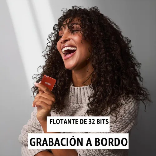 Vista 2 de RØDE Wireless GO (Gen 3) - Micrófono inalámbrico compacto - Audio impecable, grabación de punto flotante de 32 bits, control automático de nivel