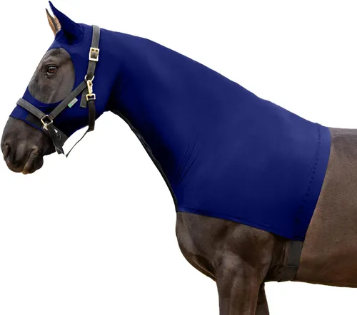 Vista 15 de Resistance Horse Hood Slinky Lycra Zip Mane Braid Shoulder Guard - Hoja de Cuidado de Caballos Sleazy Slickers