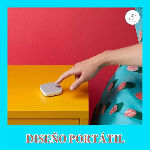 Vista 6 de WiZ Connected Botón portátil - Paquete de 2 - Viene con 2 pilas alcalinas AAA - Interruptor de luz inalámbrico - Control con aplicación