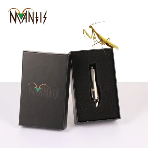 Vista 7 de Cortaúñas MANTIS Heavy Duty Deluxe Cortacuñas, sin salpicaduras, sin cortar, acero inoxidable japonés 420j2, diseño biónico para uñas masculinas