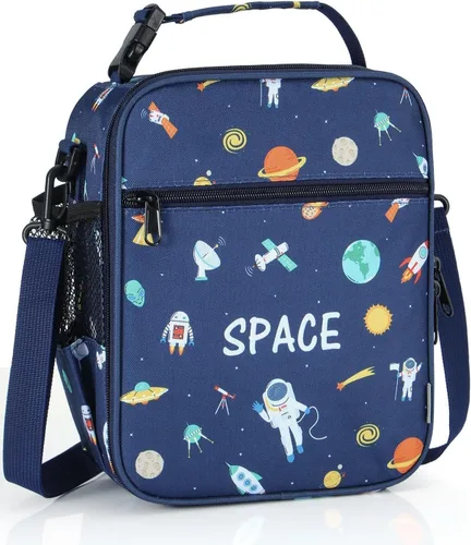 Vista 15 de Bolsa de almuerzo aislada para niños, bolsas de picnic térmicas con correa ajustable para adultos, niños, mujeres, hombres, niños y niñas