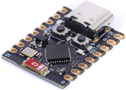 Vista 4 de Placa de desarrollo Teyleten Robot ESP32-C3 Placa de desarrollo ESP32 Supermini Placa de desarrollo ESP32 WiFi Bluetooth 3 piezas