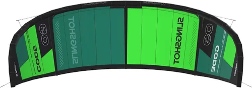 Vista 6 de Slingshot Sports Código V1 Kiteboard Cometa Verde