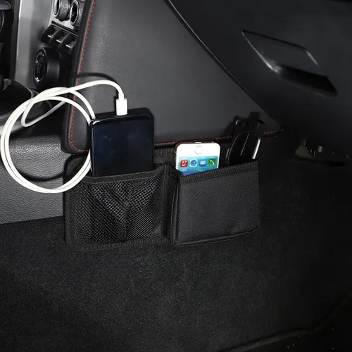 Vista 3 de Organizador de bolsillo para asiento de automóvil, caja de almacenamiento para palanca de cambios compatible con Toyota 86 GT86 2012-2022