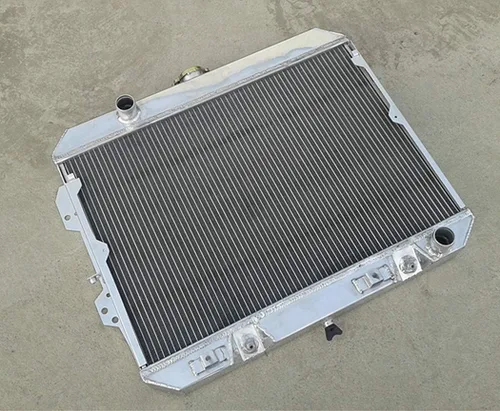 Vista 2 de Radiador de aluminio de 3 núcleos para Nissan Datsun 280ZX 2.8L 1981-1983 1982