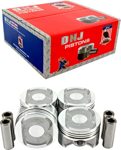 DNJ Juego de pistones Tamaño estándar P297 para 96-00 Honda/Civic, Civic del Sol 1.6L L4 SOHC designación naturalmente aspirada D16Y8, D16Y5