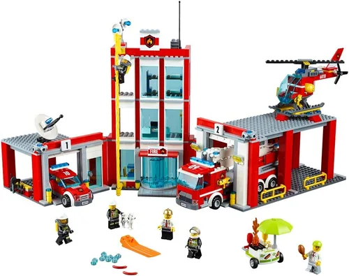 Vista 2 de LEGO City Estación de Bomberos 60110