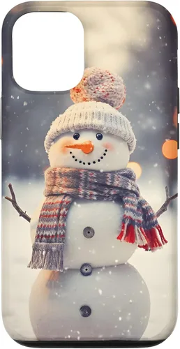 Vista 28 de Cute Christmas Snowman Winter Snow Scene Holiday Season Case for iPhone 17