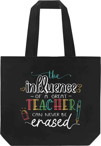 Vista 2 de CARAKNOTS Regalos para profesores, bolsa negra para profesores, regalos de agradecimiento para mujeres, profesores, regalos de Navidad