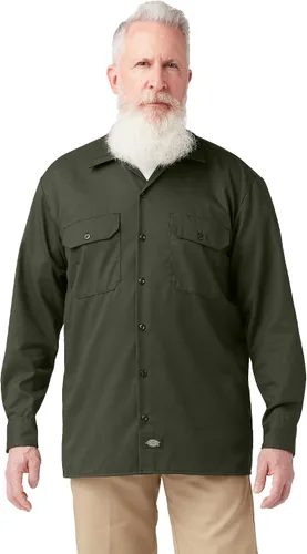 Vista 7 de Dickies Camisa de trabajo de manga larga para hombre Air Force Blue V1