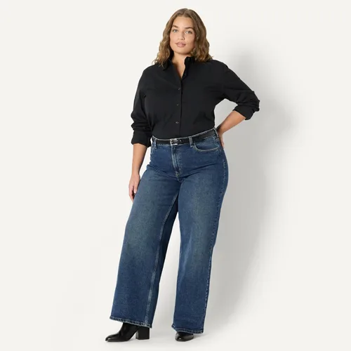 Vista 7 de Amazon Essentials Camisa de vestir con botones y popelina elástica de ajuste regular para mujer