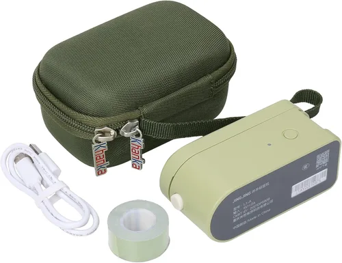 Vista 2 de khanka Estuche rígido de viaje compatible con la máquina etiquetadora MakeID, solo funda