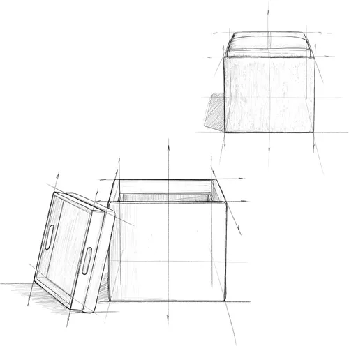 Vista 8 de SIMPLIHOME Rockwood - Otomana de almacenamiento en cubo con bandeja, otomana tapizada de cuero vegano de 17 pulgadas de ancho en marrón envejecido