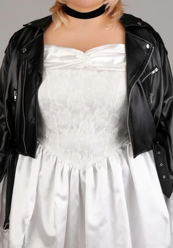 Vista 5 de Disfraz de Novia Brutal Talla Plus para Mujer Multicolor