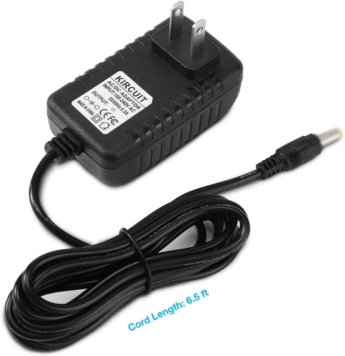 Vista 3 de Adaptador AC/DC compatible con Tzumi de carga inalámbrica LED lámpara de escritorio modelo 5356 5356WME voltaje nominal 5.4V 2.8A 5.4VDC Cable