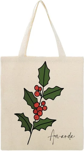 Vista 22 de Bolso de mano personalizado de la flor del nacimiento del mes del nacimiento