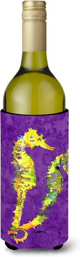 Vista 24 de Caroline's Treasures 8658CC - Funda plegable para bebidas o botellas, contenedor plegable con aislamiento para latas o botellas, multicolor Shells