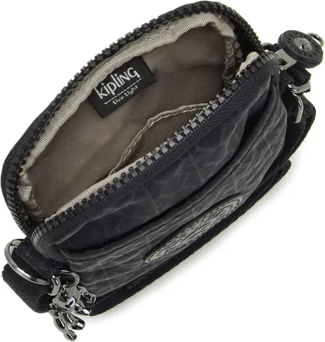 Vista 2 de Kipling Minibag Tally para mujer, bolso cruzado ligero Mini, bolsa de nailon para teléfono