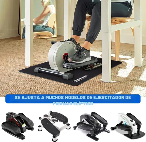 Vista 6 de TOBWOLF Non-Slip Workout Mat for Ellipse Leg Exerciser, Ellipse Machine Mat, Exercise Mat for Under Desk Ellipticals, Suitable for Electric Seated