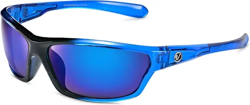 Vista 73 de Nitrogen Gafas de sol deportivas polarizadas envolventes para hombres y mujeres, UV400, para conducir, pescar, correr, gafas de sol