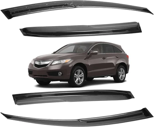 Vista 86 de Viseras para ventanas para Mazda 3 Sedán 4 puertas 2004 2005 2006 2007 2008 2009 estilo JDM Mugen, deflector de viento, protector solar y de lluvia