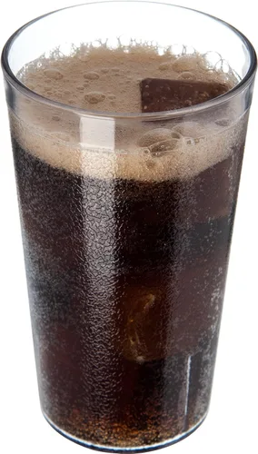 Vista 2 de Vasos de plástico Carlisle, apilables, resistentes a la rotura, sin BPA, 6 unidades, 12 onza, Transparente