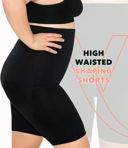 Vista 4 de Conturve Shapewear for Women - High-Waisted Shapewear Tummy Control Shorts, Faja Body Shaper, Underwear for Women