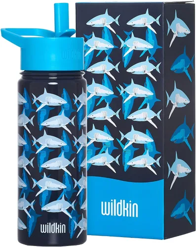 Vista 38 de Wildkin Kids - Botella de agua de acero inoxidable de 14 onzas para niños – Sin BPA, a prueba de fugas, aislada, fácil de limpiar - Ballerina