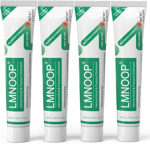 Vista 8 de LMNOOP® Ungüento para tratamiento de hemorroides, tratamiento de máxima fuerza y alivio rápido para el dolor, picazón, ardor, hinchazón, fisura
