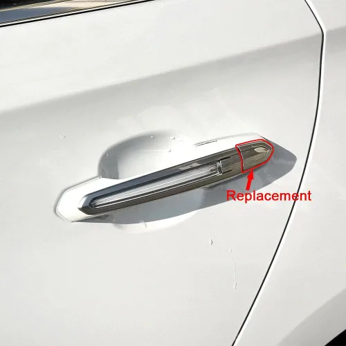 Vista 5 de 1pc cerradura de puerta cilindro cromo tapa ajuste ajuste para Cadillac ATS XTS CTS CT6