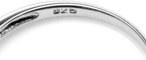 Vista 4 de Silvershake Anillo de compromiso de plata de ley 925 chapada en oro blanco o amarillo con piedra natal con forma octágona, de 0.276 x 0.197 in