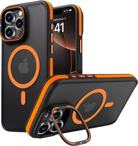 Vista 102 de Funda magnética para iPhone Air con protector de lente de cámara, protección grado militar de 10 pies, compatible con funda MagSafe Slim para iPhone