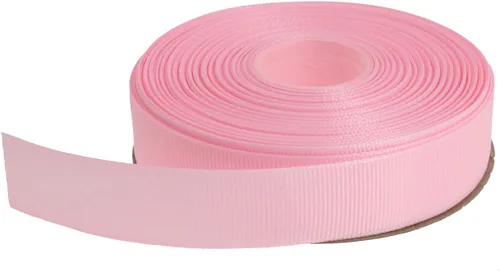 Vista 39 de Cinta de grogrén sólido de 25 yardas cada rollo, borde tejido 100% poliéster (1 pulgada, beige)