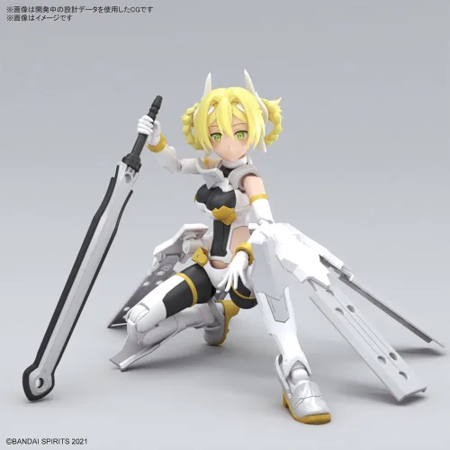 Vista 3 de Bandai Hobby - 30 Minute Sisters - #13 SIS-F00 Yufia (Color A) 30 MS Model Kit