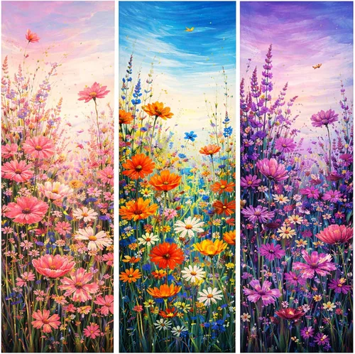 Vista 20 de Kits de pintura de diamantes de animales para adultos, paquete de 4 unidades, lindo tigre, vaca, gato, perro, kit de arte de diamantes, pintura