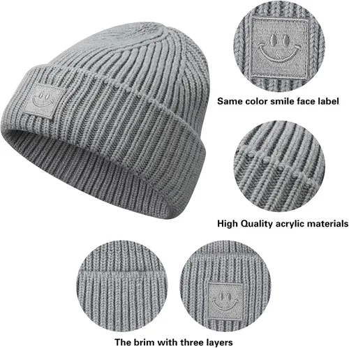 Vista 5 de MaxNova Gorro de invierno grueso y cálido unisex