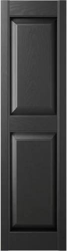 Vista 2 de Ekena Millwork Lifetime Vinyl LP2S12X03500BL - Persianas de vinilo estándar de dos paneles iguales de por vida, persianas de vinilo de panel 002