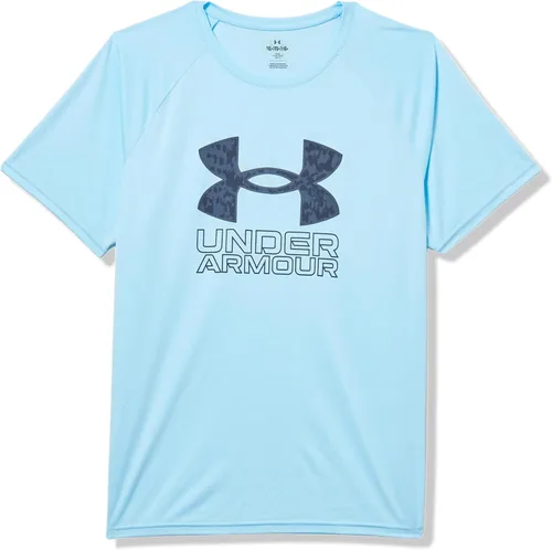 Vista 10 de Under Armour Camiseta de manga corta Tech Hybrid con estampado para niños