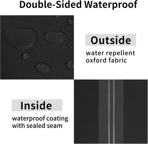 Vista 4 de Easy-Going Funda para Silla de Respaldo Alto para Exteriores Resistente a Rayos UV Funda para Silla de Patio Impermeable Funda para Muebles