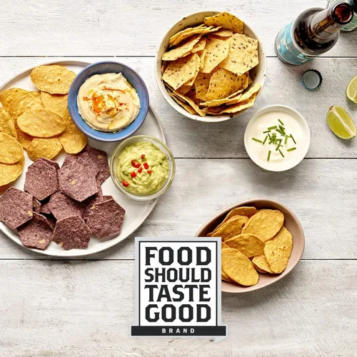 Vista 6 de Food Should Taste Good Chips de tortilla, 1.5 onzas, paquete de 24 (multigrano)
