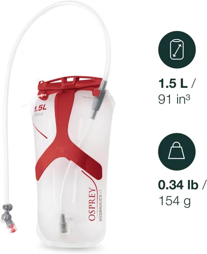 Vista 2 de Osprey Hydraulics LT Depósito de agua para mochila con válvula de mordida