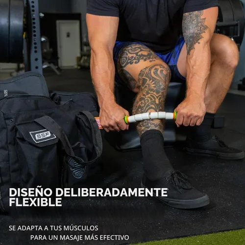Vista 3 de The Original Massage Stick – Barra de rodillo muscular de liberación miofásica – Palo pequeño de 14 pulgadas Poco palo (verde)