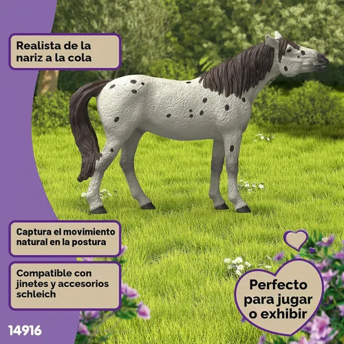 Vista 5 de Schleich Horse Club - Knabstrupper Gelding Figura de juguete - Niños 5+