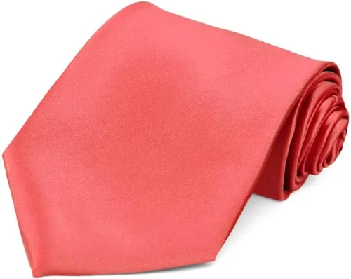 Vista 234 de tiemart Corbata de color sólido para hombre Longitud estándar