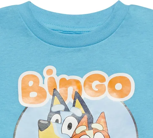 Vista 3 de BLUEY Camiseta estampada transpirable y moderna para niñas de Bingo