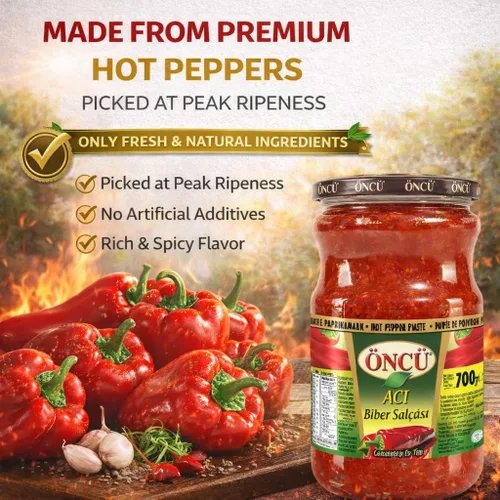 Vista 3 de Oncu Pasta de pimiento picante 24.69 oz