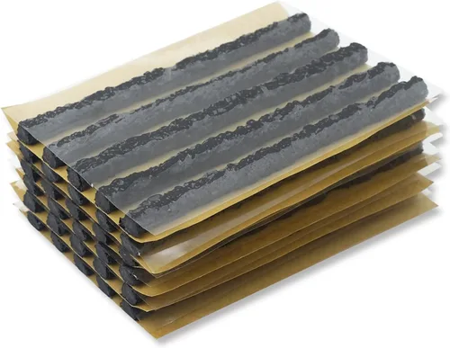 Vista 4 de CKAuto 30 piezas de 4 "cuerdas de reparación de neumáticos negros tapones