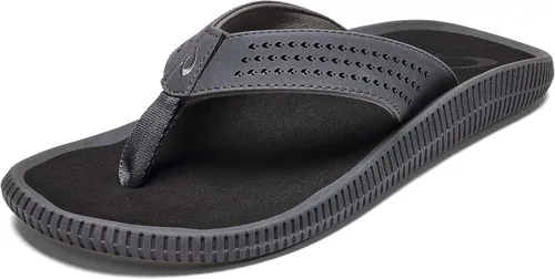 Vista 31 de OLUKAI Ulele Sandalias - Hombre Ceniza/Ceniza